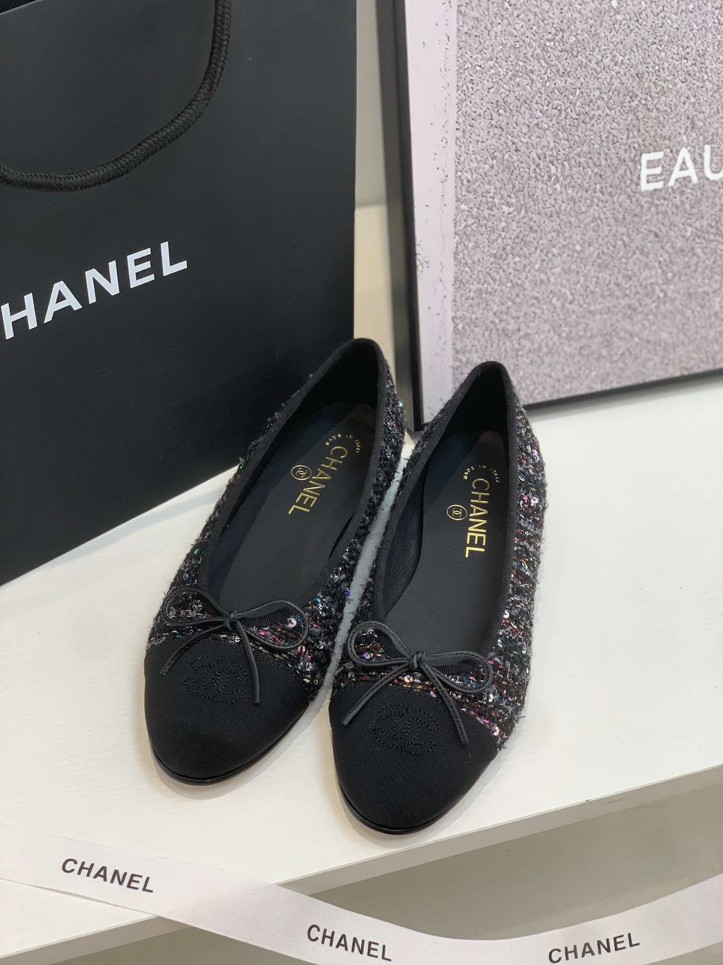 chanel ballet flats