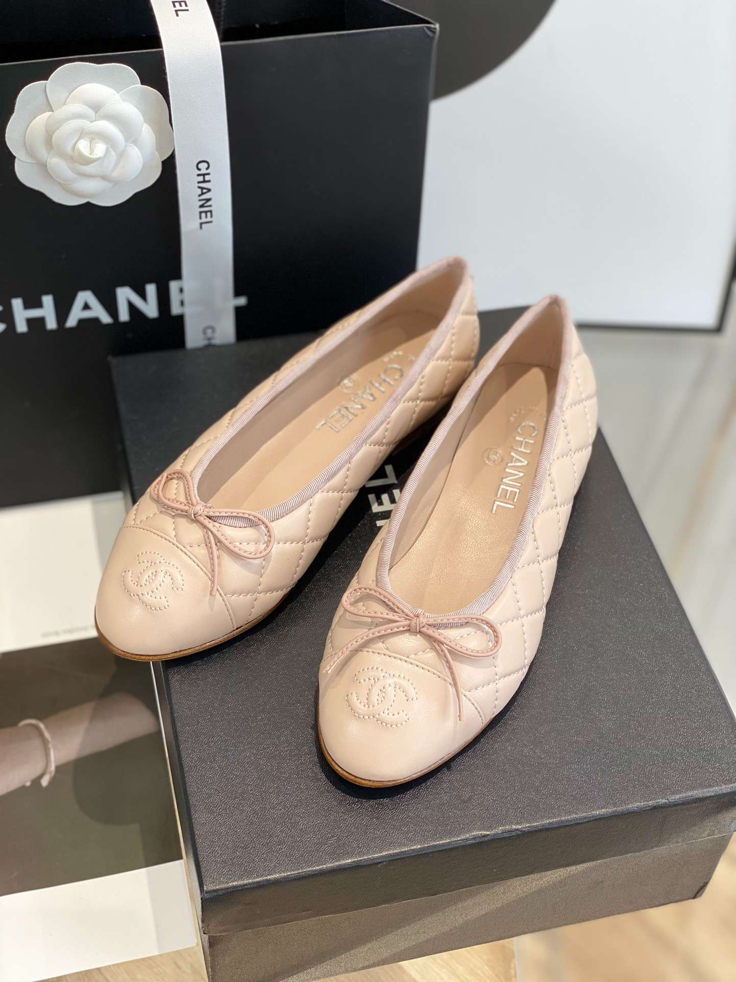 chanel ballet flats