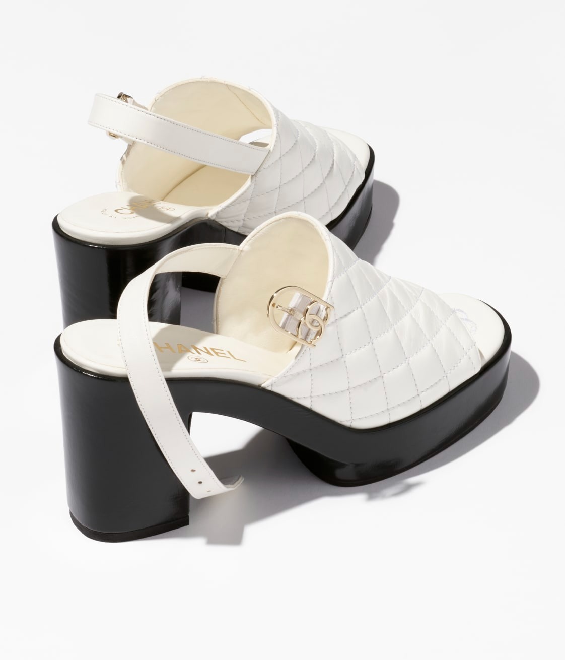 Chanel Sandals White For Women- G45567 X01000 NV145 - MassToneUS
