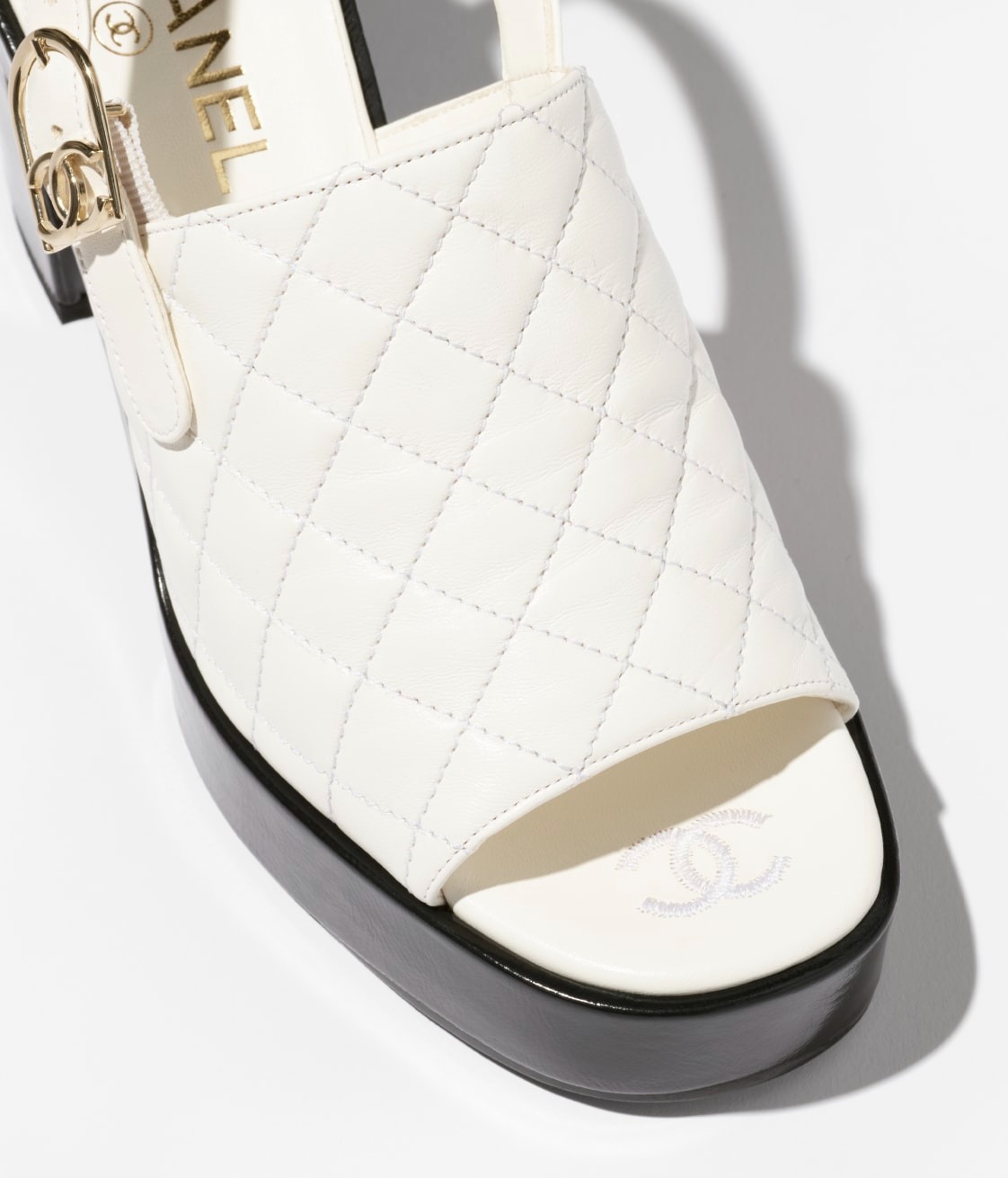 Chanel Sandals White For Women- G45567 X01000 NV145 - MassToneUS
