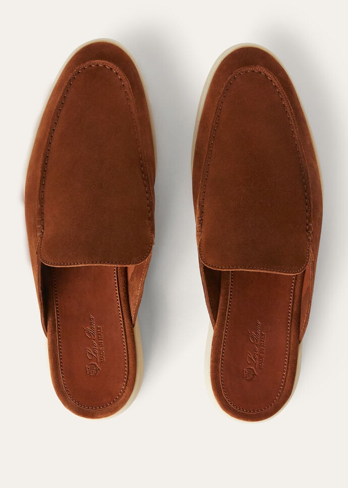 LP CHARMS WALK BABOUCHE LOAFERS BROWN FLEECE